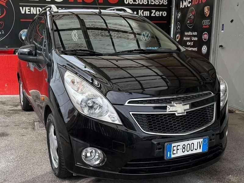 Usata Chevrolet Spark LS 68 CV (50 kW) 2010 Nero Utilitaria