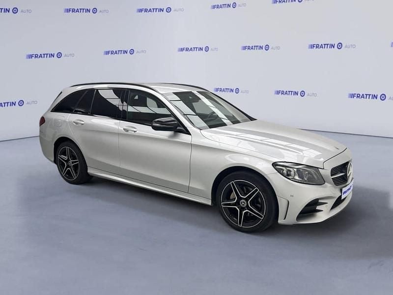 Usata Mercedes C220 Premium 194 CV (142 kW) 2019 Argento Station wagon