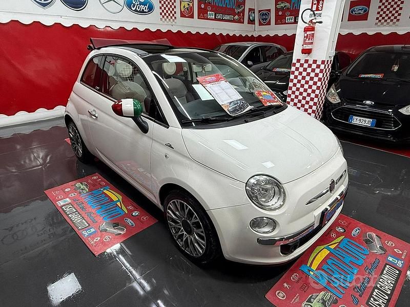 Usata Fiat 500 Rock 75 CV (55 kW) 2009 Bianco Cabrio