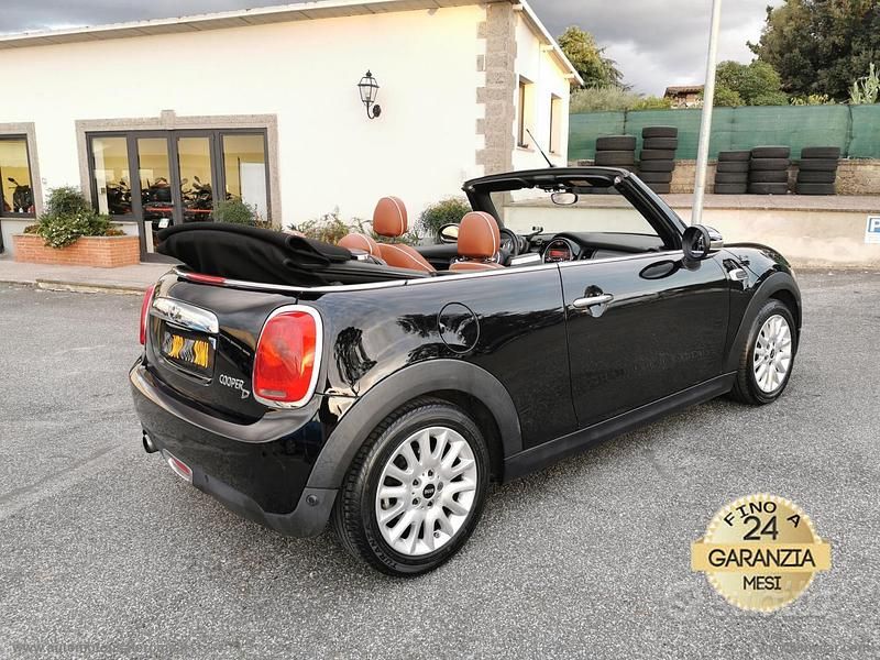 Usata Mini Cooper D Cabriolet 116 CV (85 kW) 2016 Nero Cabrio