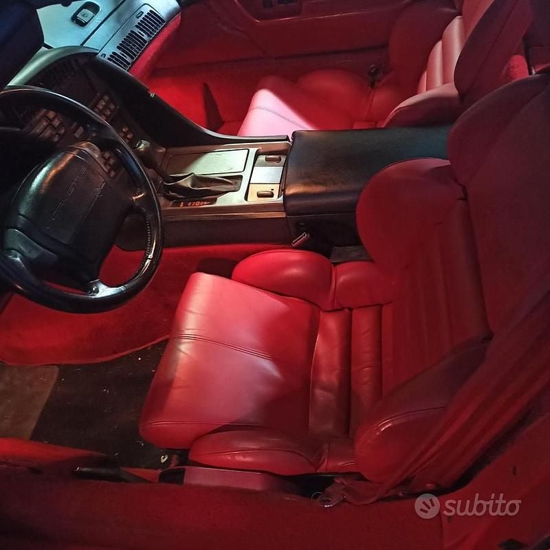 Usata Corvette C3 1991 Rosso Cabrio