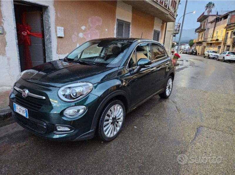 Verde Usata 2015 Fiat 500X Lounge SUV | 11.500 € (Buon prezzo) - Immagine 1/4