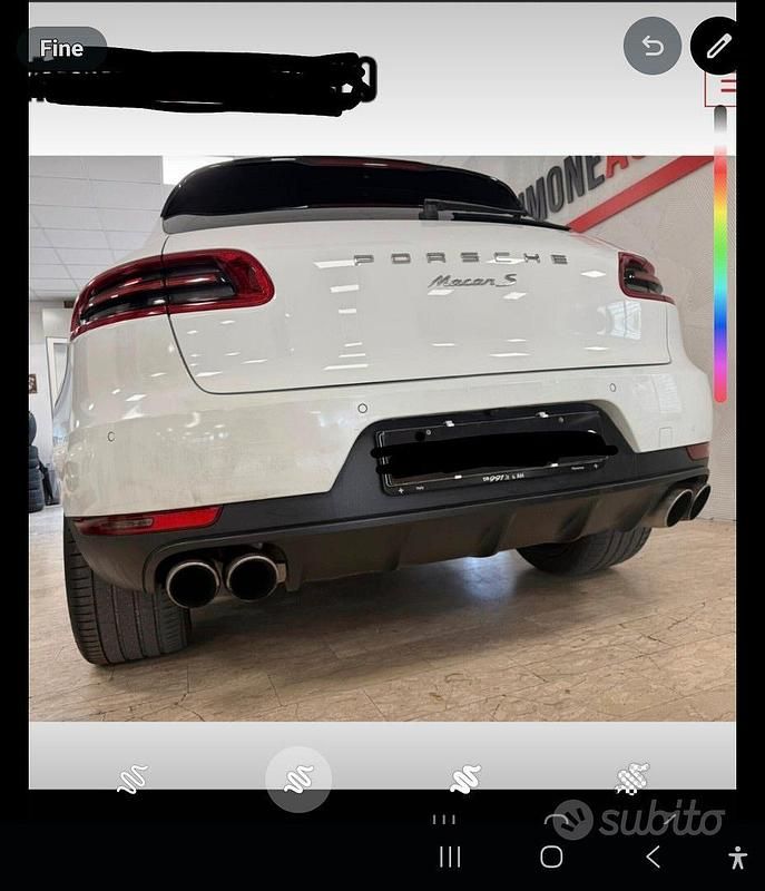 Usata Porsche Macan 250 CV (183 kW) 2015 Bianco SUV