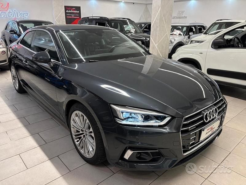 Usata Audi A5 Business 190 CV (139 kW) 2017 Grigio metallizzato Coupé