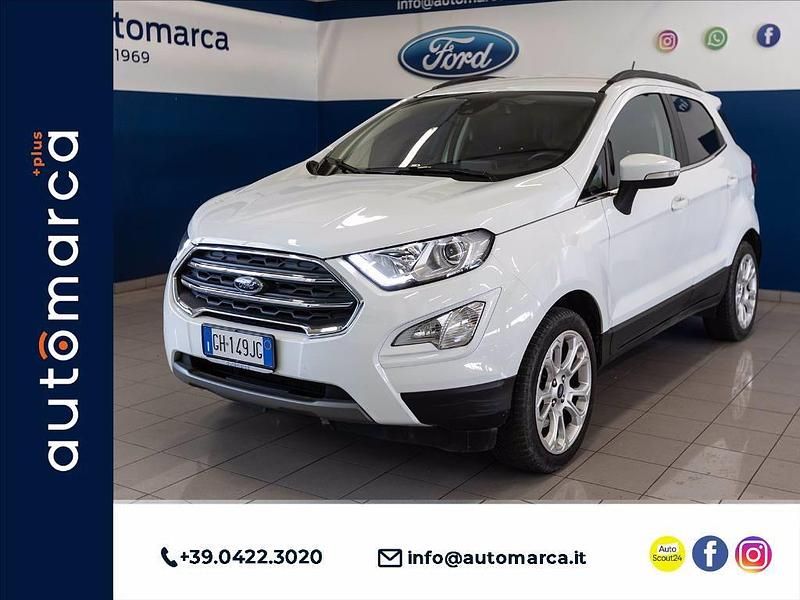 Usata Ford Ecosport Titanium S 125 CV (91 kW) 2021 Bianco SUV