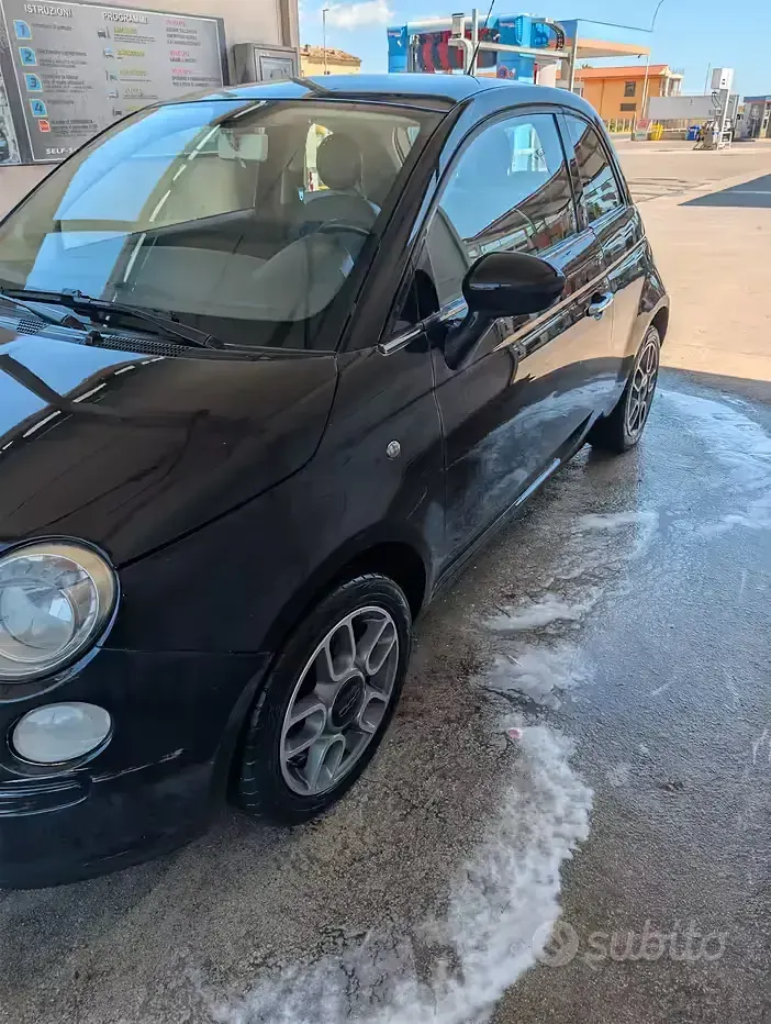Begagnad Fiat 500 Pop 75 HK (55 kW) 2010 Svart Sedan