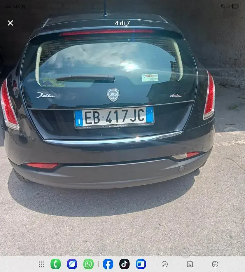Usata Lancia Delta 120 CV (88 kW) 2011 Nero Utilitaria