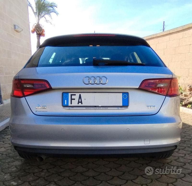 Usata Audi A3 110 CV (80 kW) 2015 Grigio Berlina