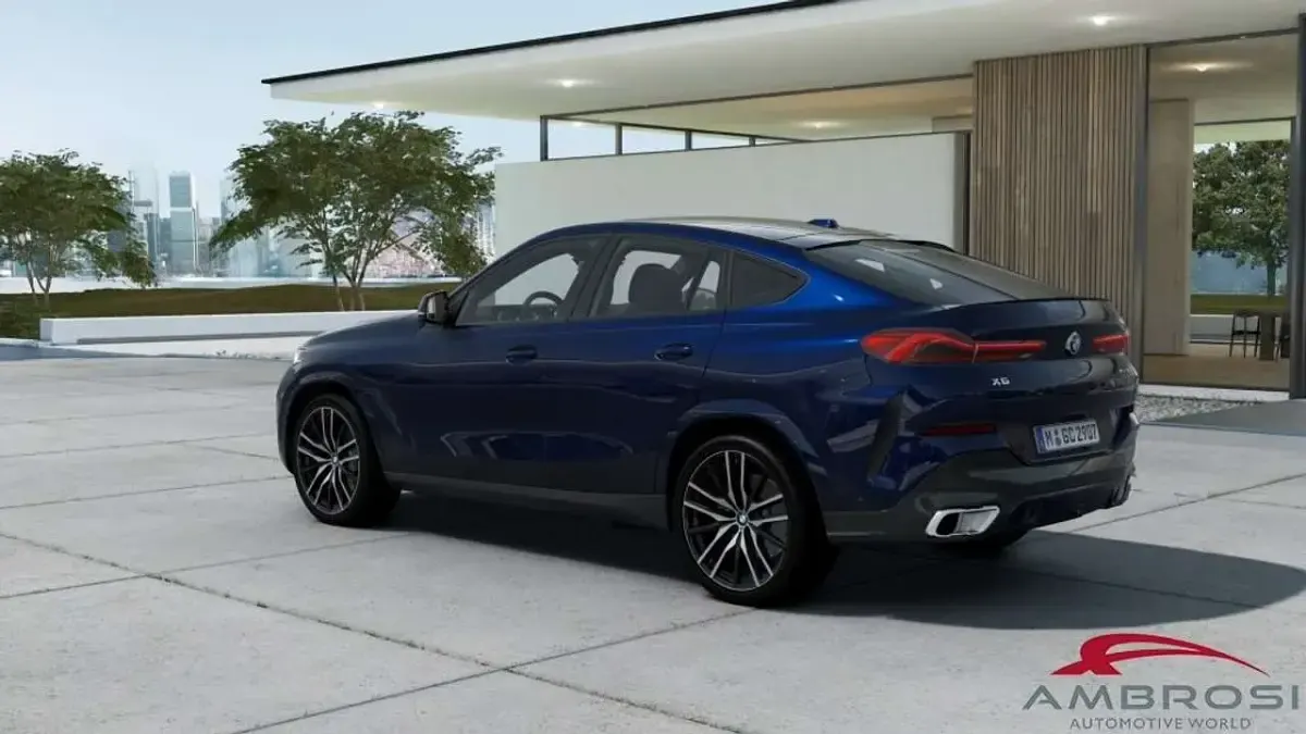 Ny BMW X6 M Sport 340 HK (250 kW) 2025 Blå SUV