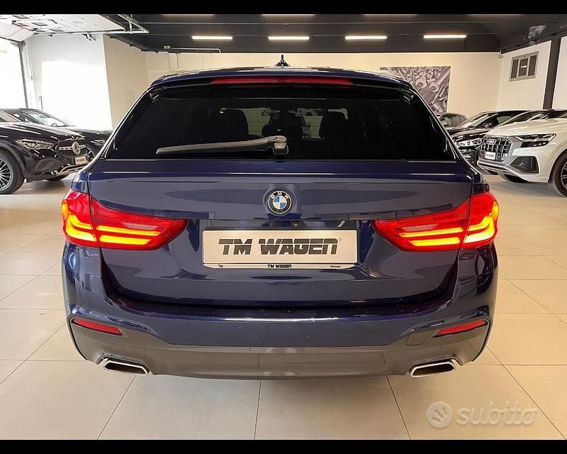 Usata BMW 520 M Sport 190 CV (139 kW) 2018 Blu Station wagon