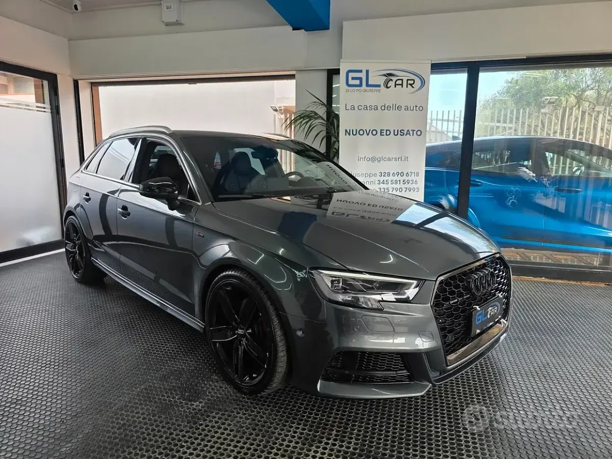 Usata Audi A3 S-Line 150 CV (110 kW) 2016 Grigio Berlina