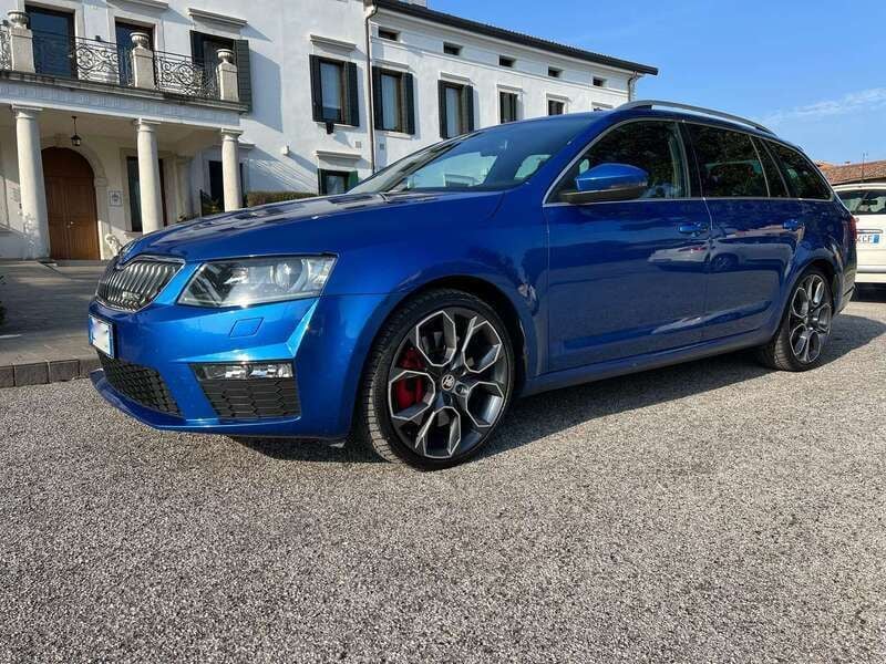 Usata Skoda Octavia vRS 184 CV (135 kW) 2015 Blu/azzurro Station wagon