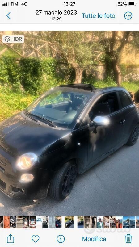 Nero Usata 2013 Fiat 500 Cabrio | 7000 € (Ottimo prezzo) - Immagine 1/3