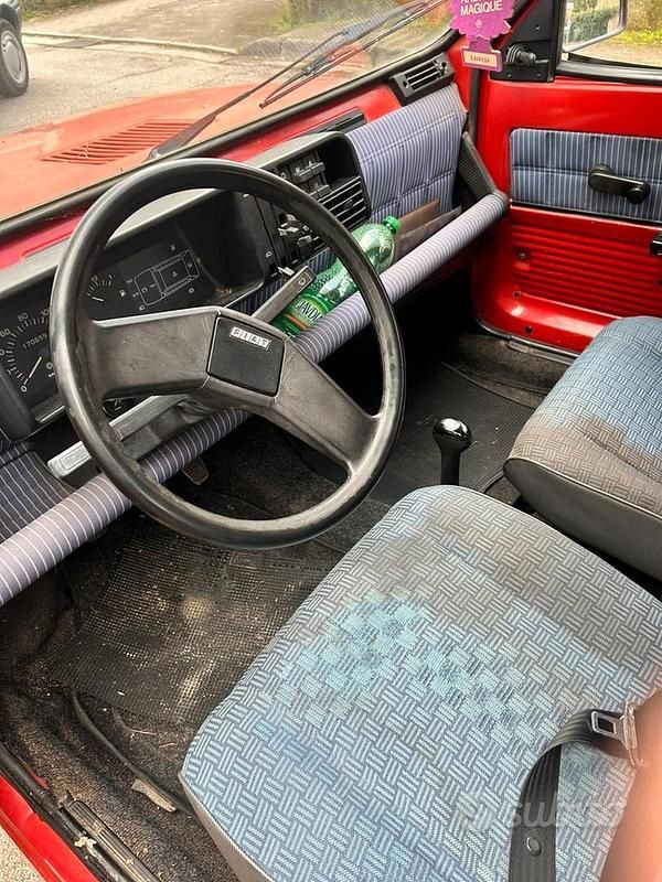 Usata Fiat Panda 1989 Rosso Utilitaria