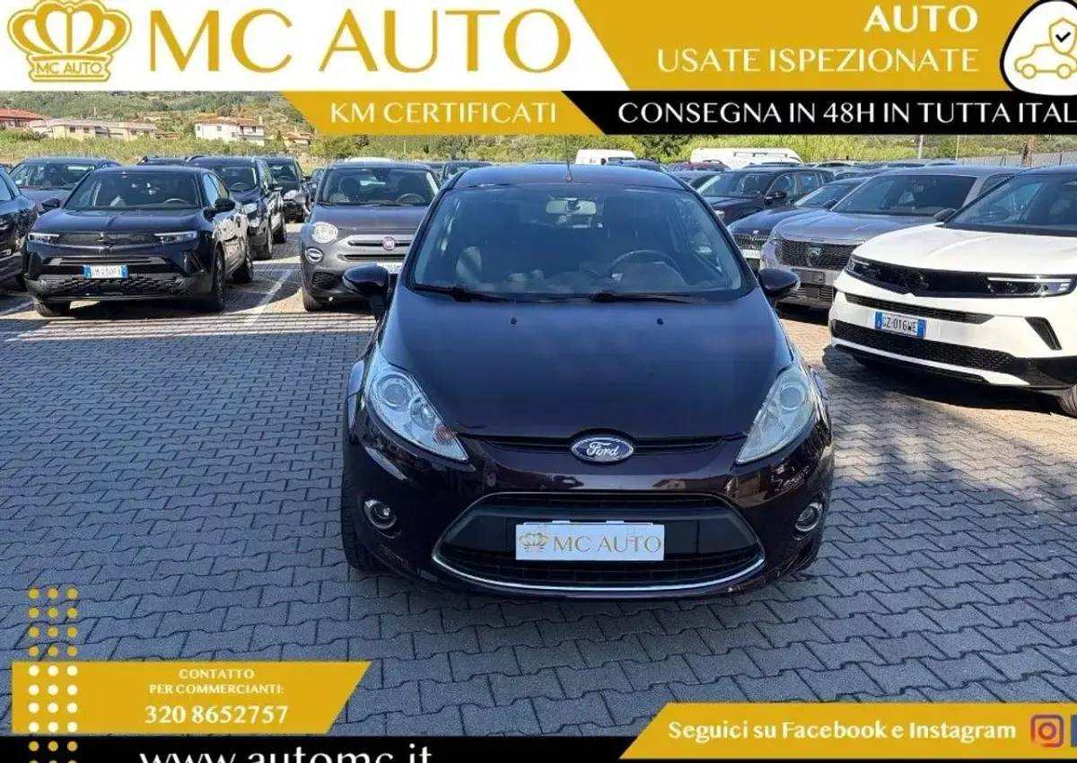 Usata Ford Fiesta Titanium 97 CV (71 kW) 2010 Bordeaux Utilitaria