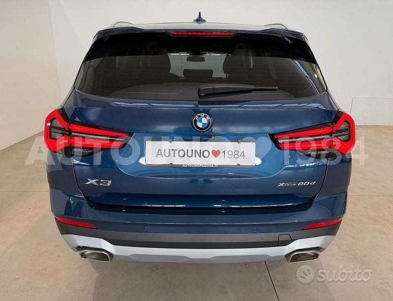 Usata BMW X3 190 CV (139 kW) 2022 Blu SUV