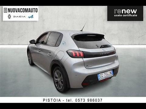 Usata Peugeot e-208 Allure 100 kW (136 CV) 2021 Grigio Utilitaria