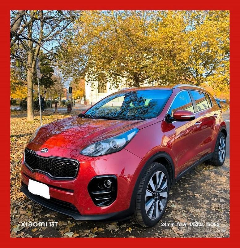 Usata Kia Sportage 115 CV (84 kW) 2017 Rosso SUV