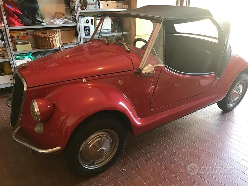 Usata Fiat 500 1960 Rosso Cabrio
