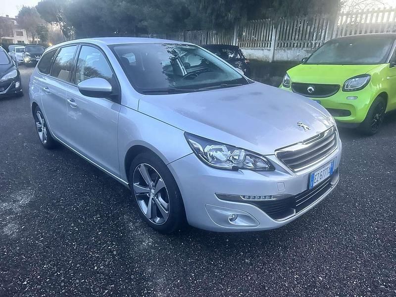 Usata Peugeot 308 SW GT-line 114 CV (83 kW) 2015 Argento Station wagon