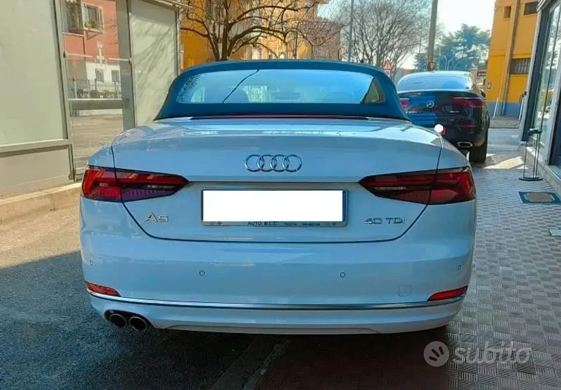 Usata Audi A5 Cabriolet Business 190 CV (139 kW) 2019 Bianco Cabrio