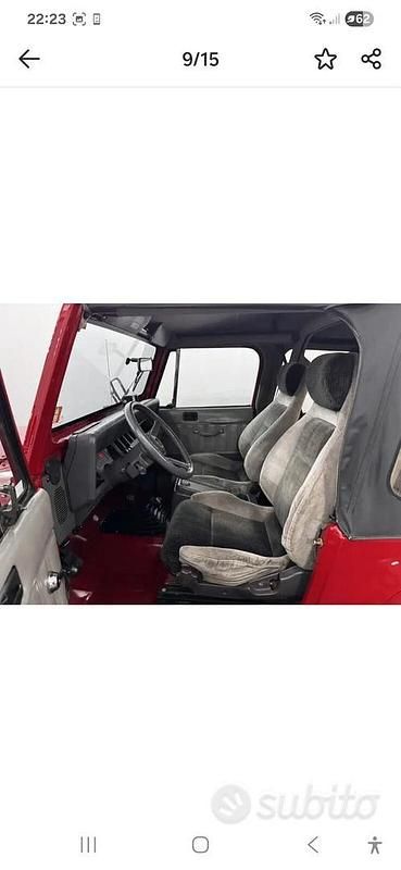 Occasion Jeep Wrangler 118 ch (86 kW) 1989 Rouge SUV