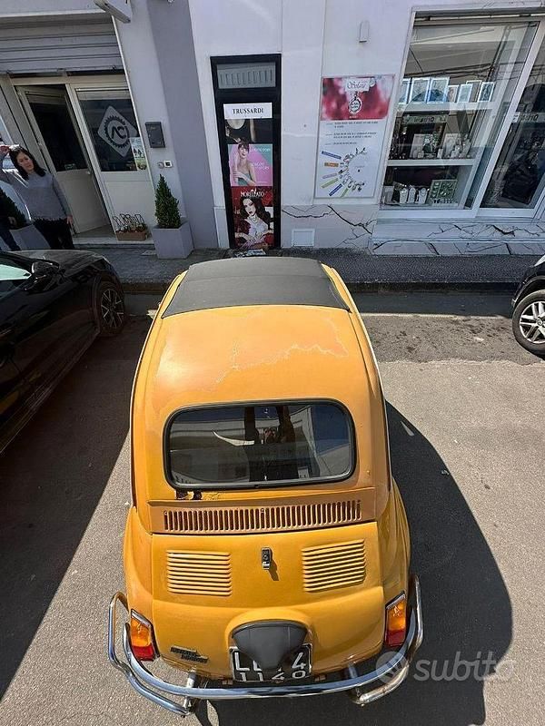 Usata Fiat 500 1970 Giallo Utilitaria