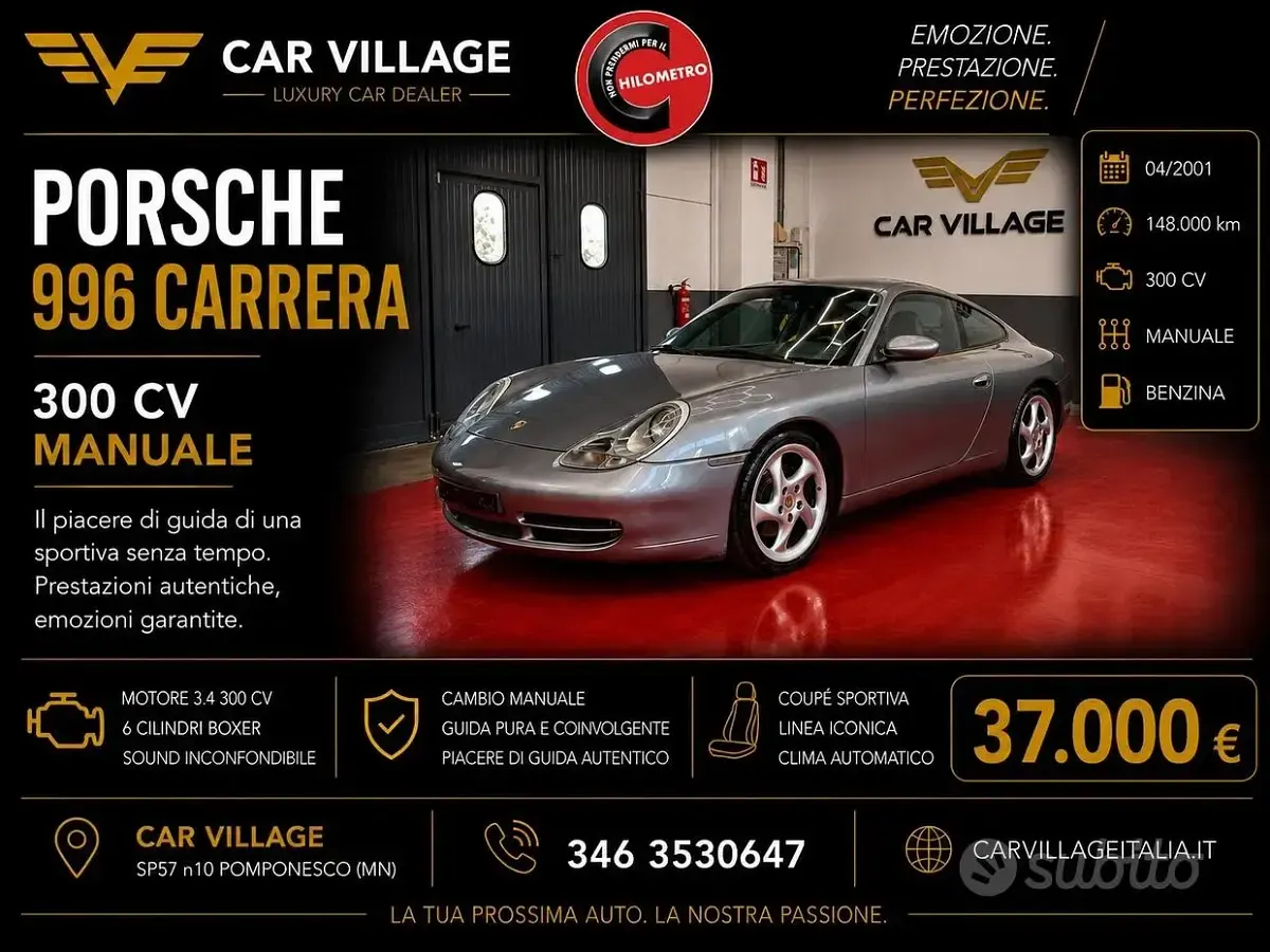 Usata Porsche 911 Carrera 300 CV (220 kW) 2001 Coupé