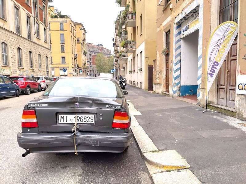 Usata Saab 9000 133 CV (97 kW) 1990 Grigio Berlina