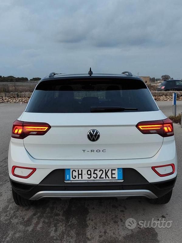 Usata VW T-Roc 115 CV (84 kW) 2022 Bianco SUV