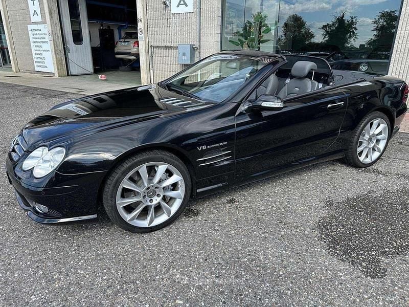 Usata Mercedes SL55 AMG AMG 500 CV (367 kW) 2002 Nero Cabrio