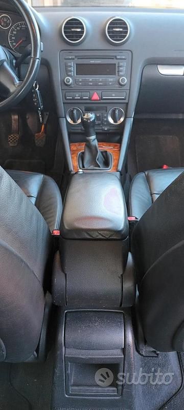 Usata Audi A3 Ambition 169 CV (124 kW) 2007 Grigio Utilitaria