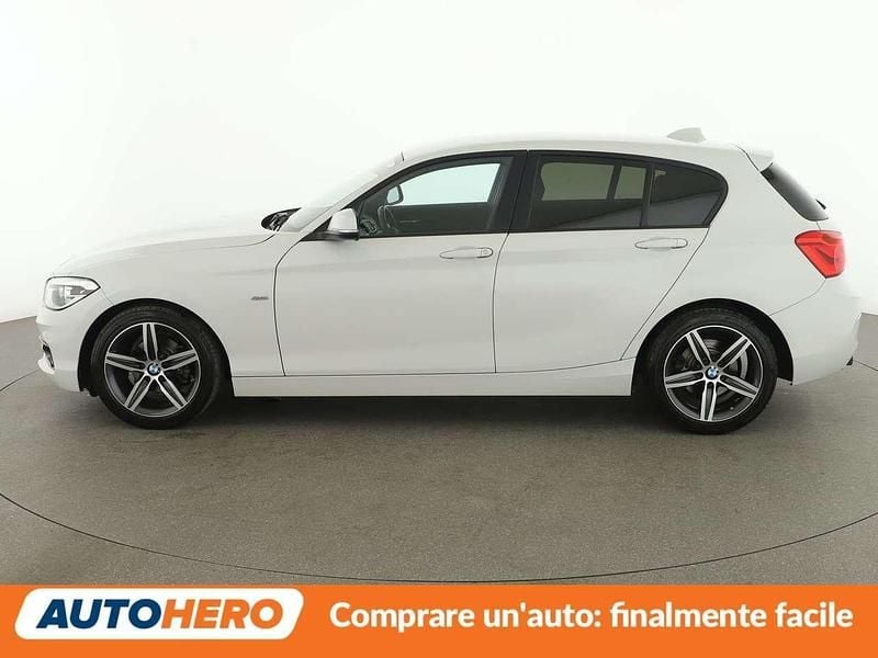 Usata BMW 116 Sport Line 110 CV (80 kW) 2015 Bianco Utilitaria