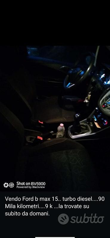 Usata Ford B-MAX 75 CV (55 kW) 2015 Bianco Monovolume