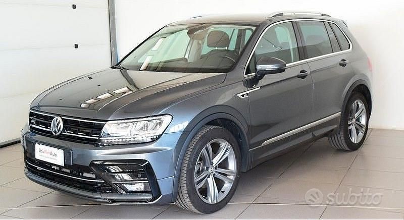 Usata VW Tiguan R-line 115 CV (84 kW) 2018 Marrone SUV