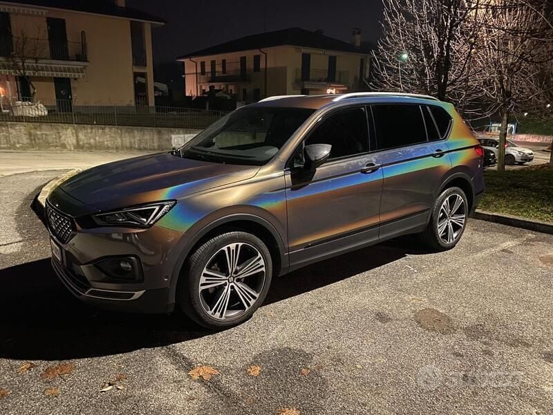 Usata Seat Tarraco 150 CV (110 kW) 2020 Nero SUV