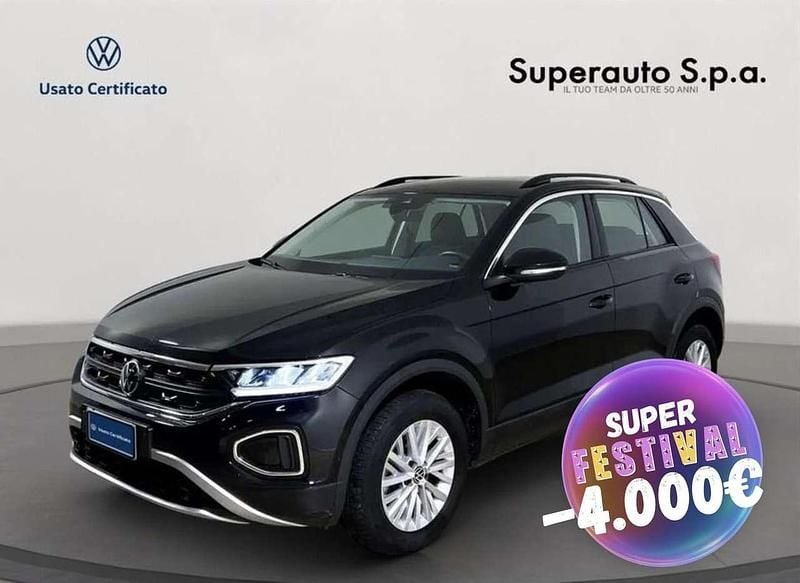 Usata VW T-Roc Life 116 CV (85 kW) 2024 Nero SUV