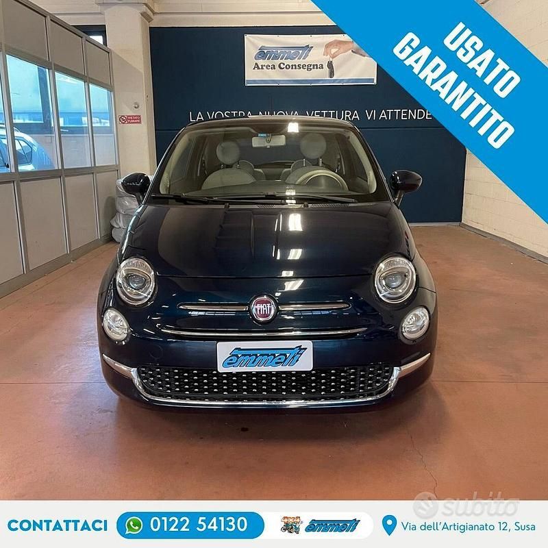 Usata Fiat 500 Lounge 69 CV (50 kW) 2017 Blu Berlina