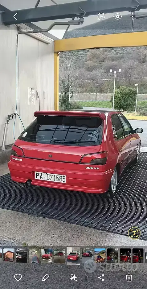 Usata Peugeot 306 75 CV (55 kW) 1993 Rosso Utilitaria