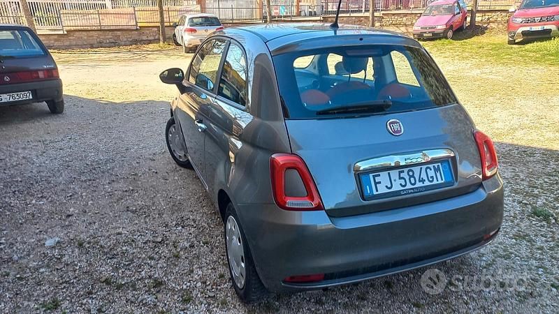 Usata Fiat 500 Lounge 69 CV (50 kW) 2017 Grigio Berlina