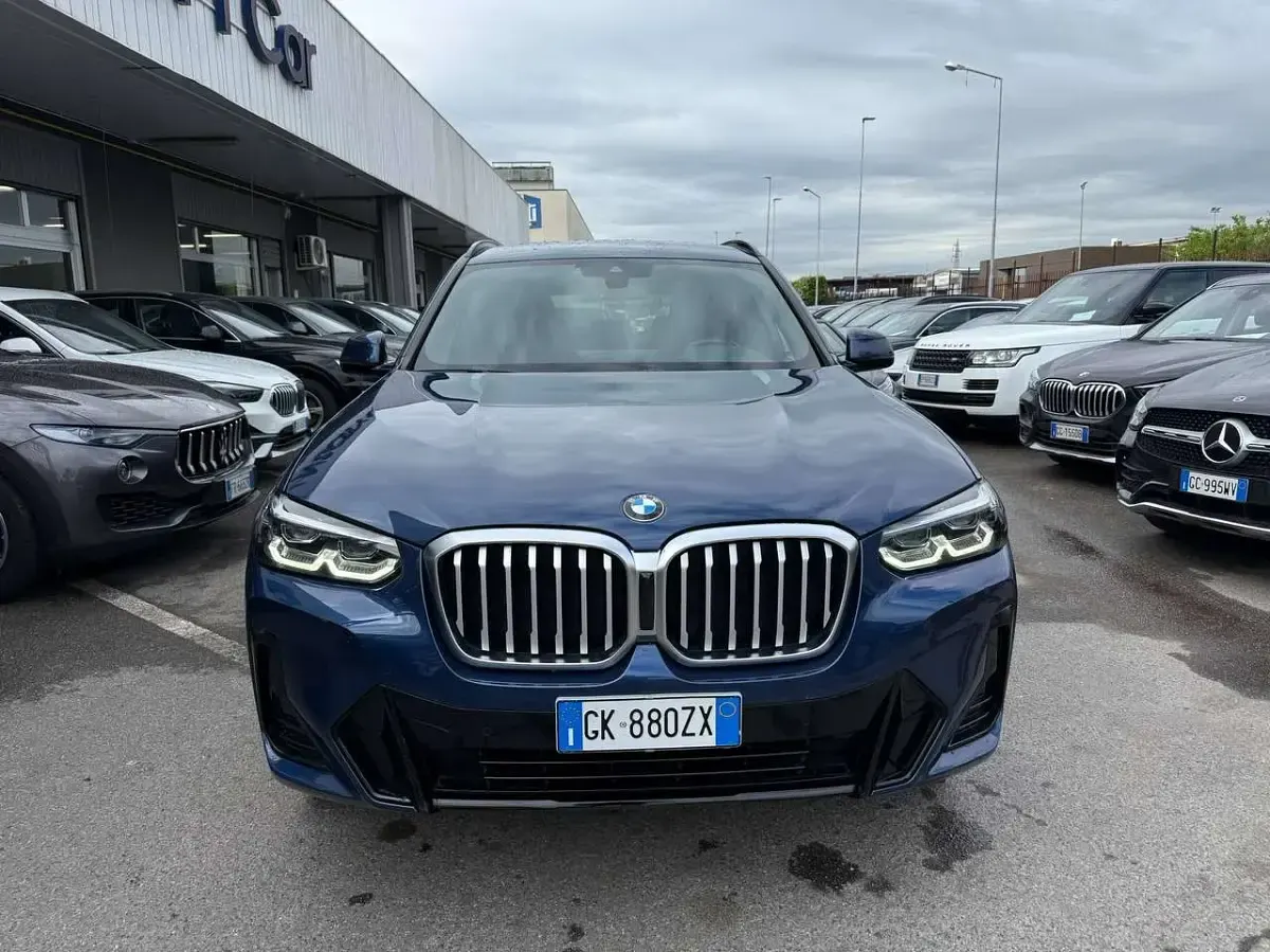 Usata BMW X3 M Sport 190 CV (139 kW) 2022 Blu/azzurro SUV