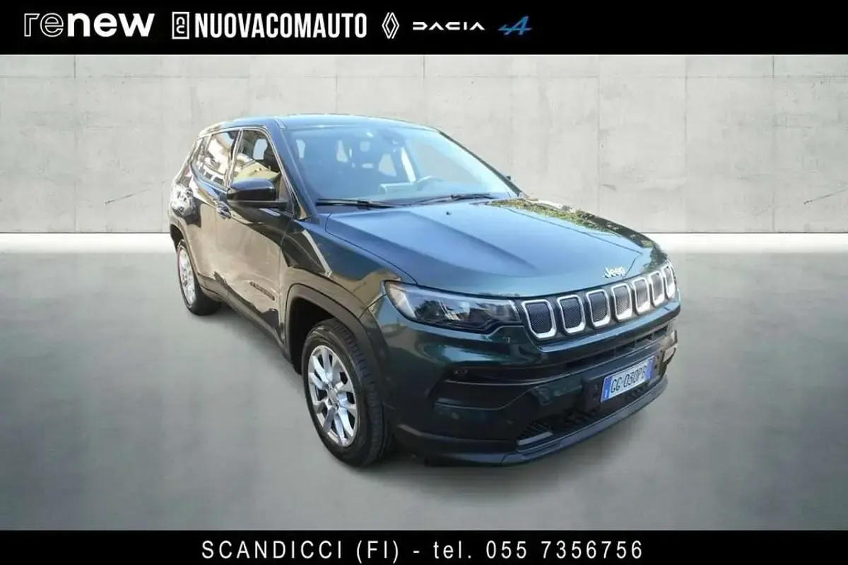 Usata Jeep Compass Longitude 131 CV (96 kW) 2021 Verde SUV
