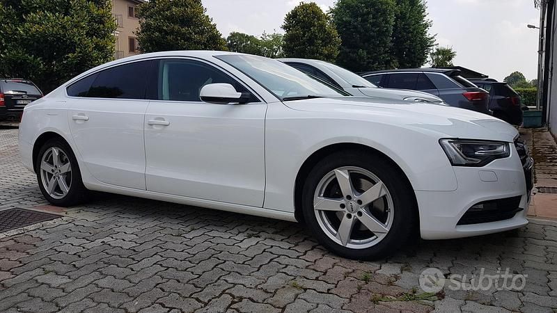 Usata Audi A5 Sportback 170 CV (125 kW) 2014 Bianco Utilitaria