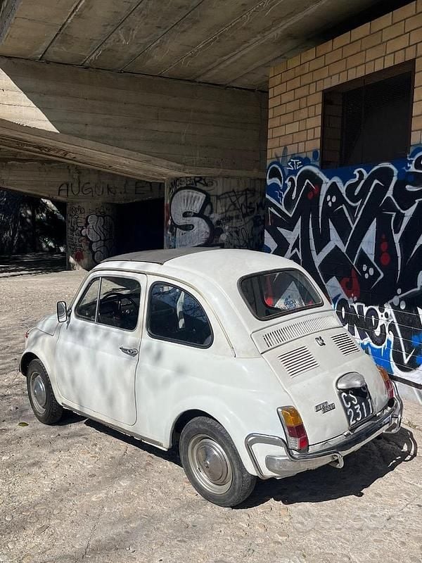 Usata Fiat 500 1970 Bianco Utilitaria