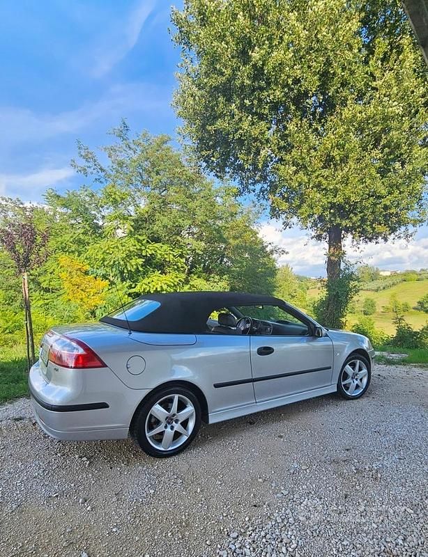 Grigio Usata 2003 Saab 9-3 Cabriolet Cabrio | 7500 € (Super prezzo) - Immagine 1/4