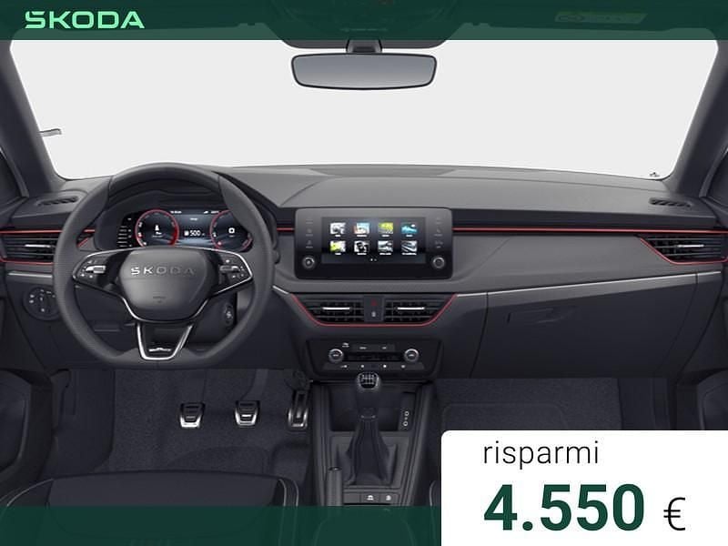Nuova Skoda Scala Monte Carlo 150 CV (110 kW) 2026 Bianco luna metallizzato Utilitaria