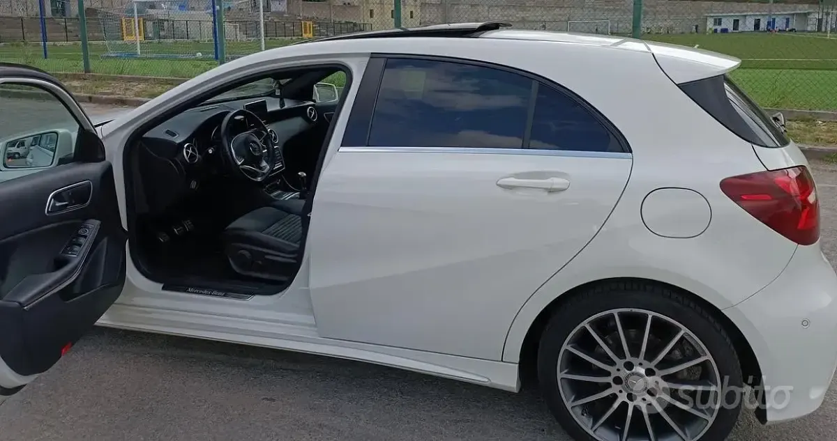 Usata Mercedes A200 Premium 136 CV (100 kW) 2015 Bianco Berlina