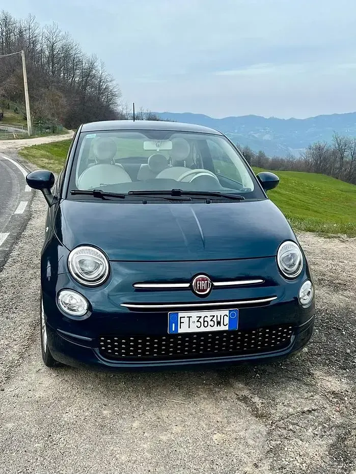 Usata Fiat 500 Lounge 69 CV (50 kW) 2019 Verde Berlina