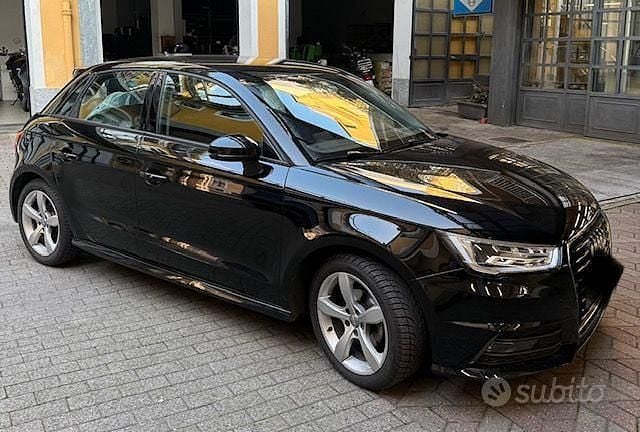 Usata Audi A1 S-Line 90 CV (66 kW) 2018 Nero Berlina