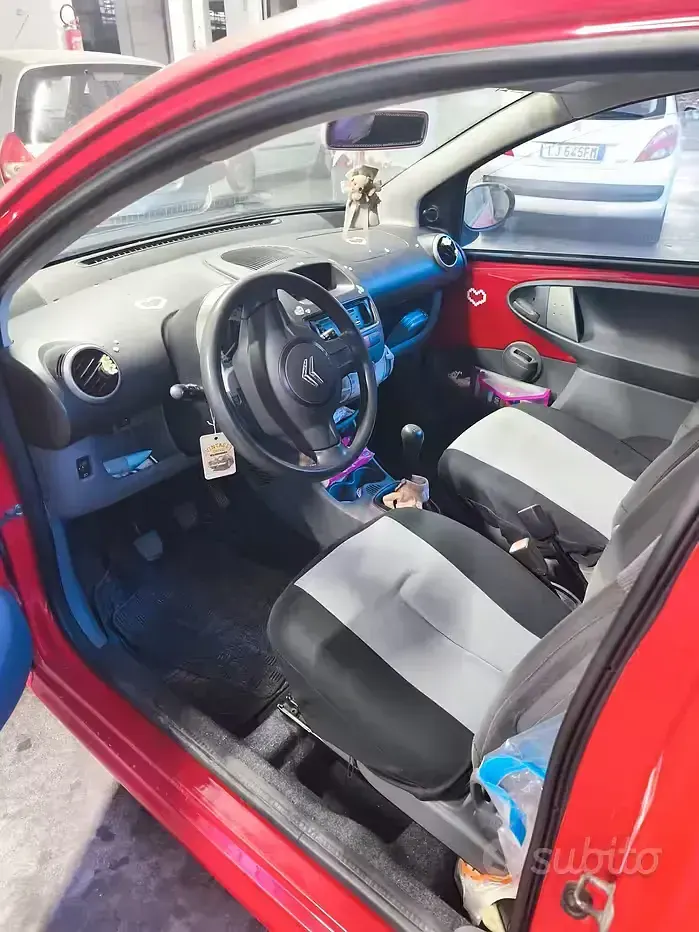 Usata Citroën C1 68 CV (50 kW) 2008 Rosso Utilitaria